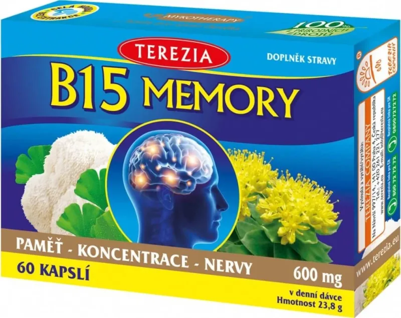 TEREZIA B15 MEMORY 1×60 cps, supliment alimentar — preț și oferte