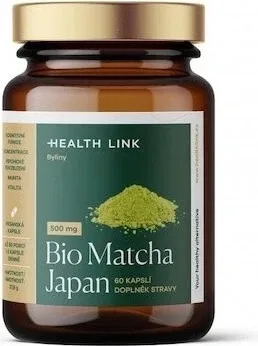 HEALTH LINK BIO Matcha Japonia 500 mg 1×60 cps, supliment alimentar