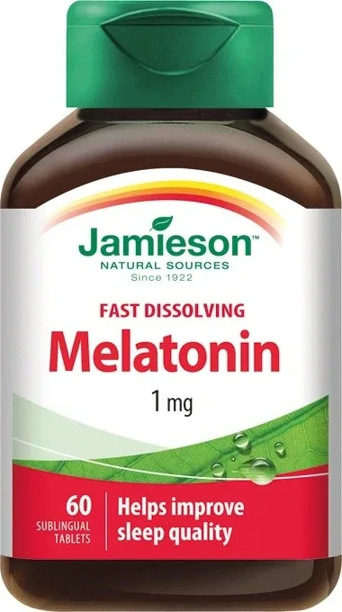 JAMIESON MELATONIN 1 MG 1×60 buc, supliment alimentar JAMIESON LABORATOIRES — preț și oferte