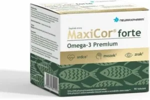 Neuraxpharm MAXICOR FORTE OMEGA-3 PREMIUM 1×90 cps, omega 3