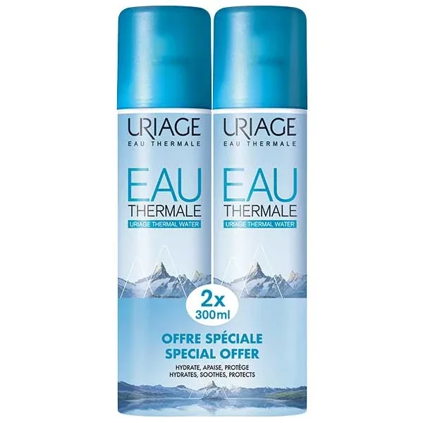 Uriage Eau Thermale, apă termală, 2 x 300 ml — preț și oferte