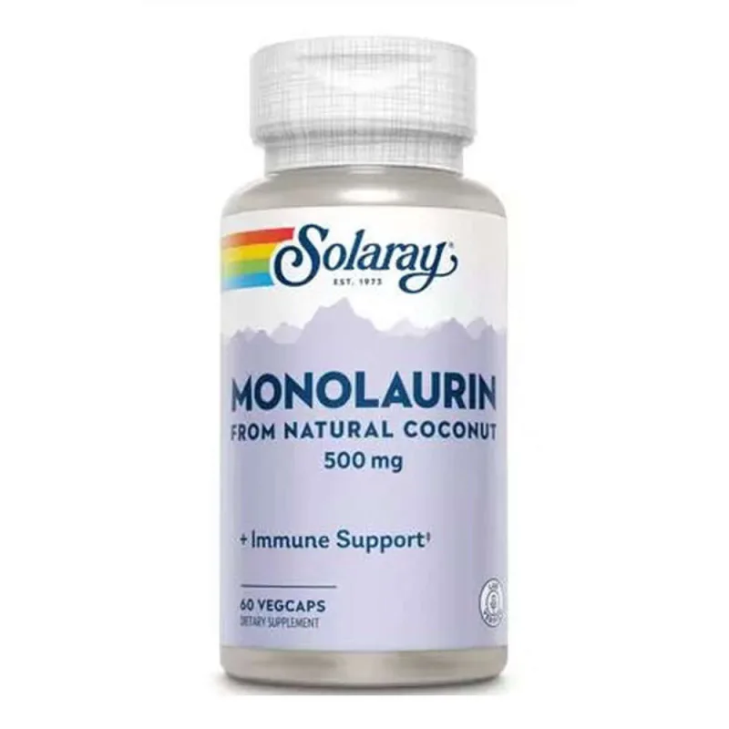 Monolaurin 500mg Solaray, 60 capsule, Secom — preț și oferte