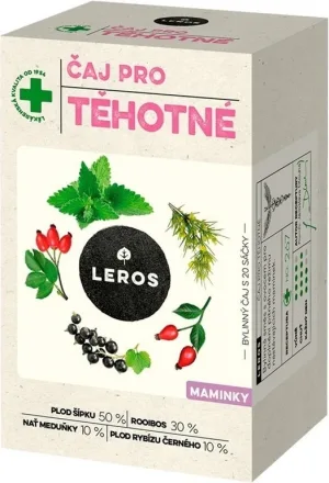 LEROS TEA FOR PREGNANT MOMS 20×2 g, ceai de plante pentru mamele însărcinate