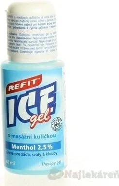REFIT ICE GEL MENTHOL roll-on 1×80 ml, gel — preț și oferte
