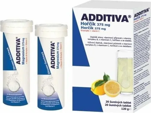 ADDITIVA Magneziu 375 mg + B-Complex + Vitamina C 1×20 tbl, Magneziu + B-Complex + Vitamina C DR.SCHEFFLER — preț și oferte
