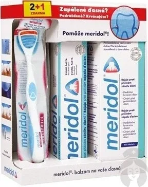 SISTEM MERIDOL PENTRU gingii inflamate și sângerânde 1×1 set, igienă dentară