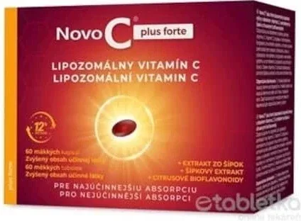 Novo C plus forte LIPOSOMAL VITAMINA C 1×60 tbl — preț și oferte
