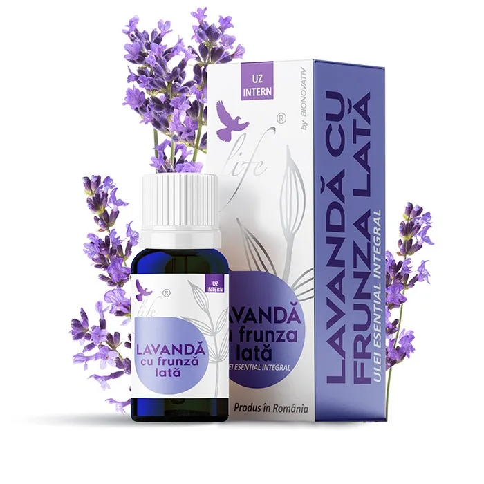 BIONOVATIV Ulei esential Lavanda cu frunza lata 10ml — preț și oferte