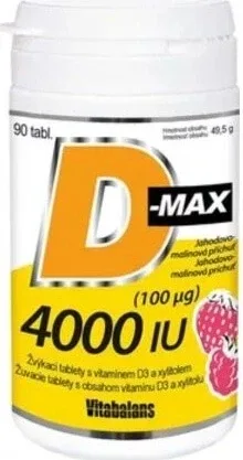 Vitabalans D-max 4000 UI (100 µg) 1×90 tbl, vitamina D3