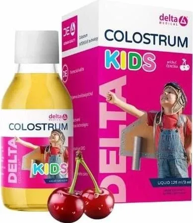 DELTA COLOSTRUM KIDS Cherry lichid 125ml 1×125 ml — preț și oferte