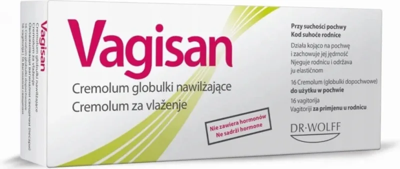 Vagisan HydroCream Cremolum 16 buc, supozitoare vaginale — preț și oferte
