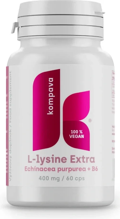 kompava L-LYSINE EXTRA 400 mg 1×60 cps, supliment alimentar — preț și oferte
