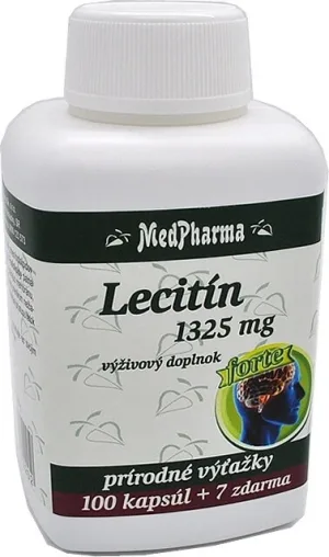 MedPharma Lecithin Forte 1325 mg 1×107 cps, supliment alimentar