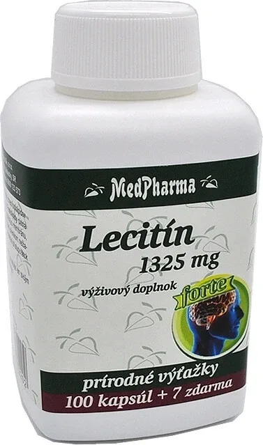 MedPharma Lecithin Forte 1325 mg 1×107 cps, supliment alimentar — preț și oferte