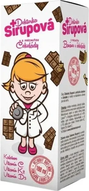 Doctor Syrup Sirop de calciu 1×100 ml, aromă de ciocolată — preț și oferte