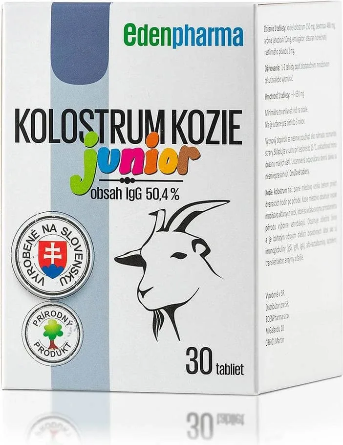 EDENPharma KOLOSTRUM KOZIE Junior 1×30 tbl, supliment alimentar — preț și oferte