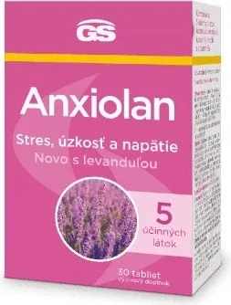 GS Anxiolan cu lavandă 30 comprimate 1×30 tbl, supliment alimentar