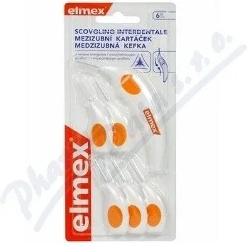 ELMEX INTERDENTAL Periile interdentare nr.6 portocaliu 1×4 buc, perii interdentare — preț și oferte