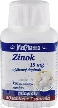MedPharma ZINOC 15 mg 1×37 tbl, zinc — preț și oferte