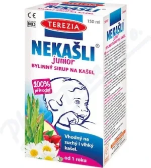 TEREZIA NEKAŠLI JUNIOR sirop pe bază de plante pentru tuse 1×150 ml, sirop