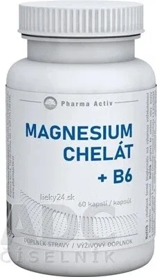 Pharma Activ MAGNESIUM CHELATE + B6 1×60 tbl, supliment alimentar — preț și oferte