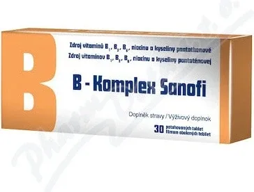 B-Komplex Zentiva 30 tbl 1×30 tbl, vitamina B — preț și oferte