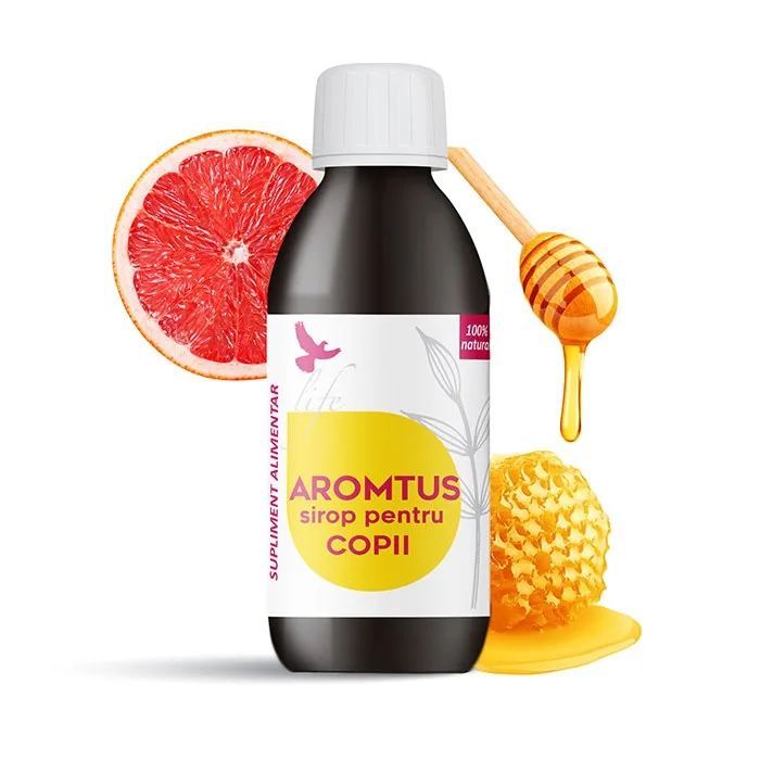 Aromtus sirop copii 150ml (DVRPharm) BIONOVATIV — preț și oferte