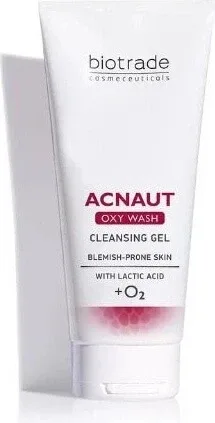Gel de curățare BioTrade Acnaut - Oxy Wash 1×200 ml, gel de curățare