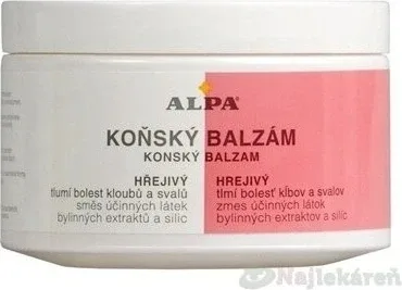 ALPA HORSE BALM Încălzire 1×250 ml, masaj — preț și oferte