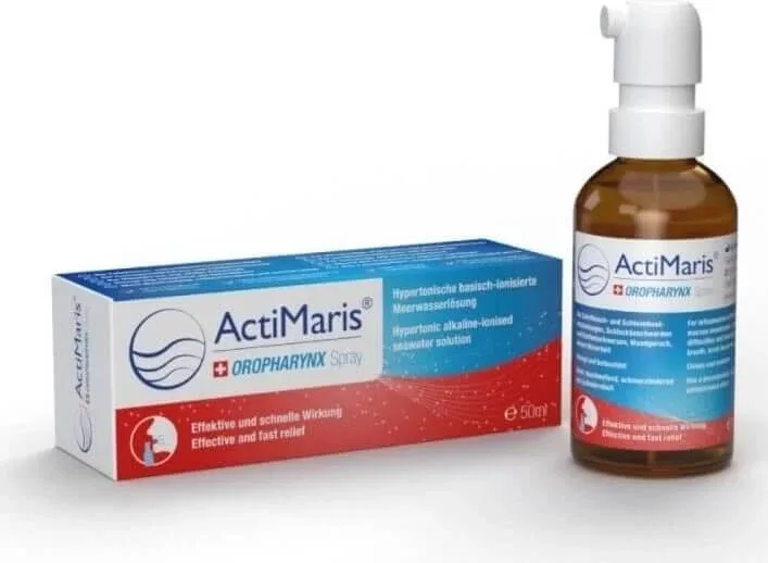 Actimaris OROPHARYNX Spray pentru inflamații și infecții 50ml 1×50 ml — preț și oferte