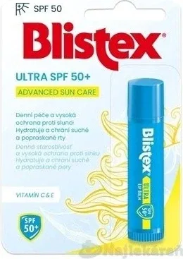 Blistex ULTRA SPF 50+ 1×4.25 g, balsam de buze — preț și oferte