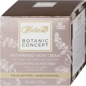 Helia_D Botanic Concept Cremă de noapte antirid 1×50 ml, cremă de noapte antirid