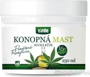 VIRDE HEMP Unguent 1×250 ml, unguent pentru piele cu cânepă