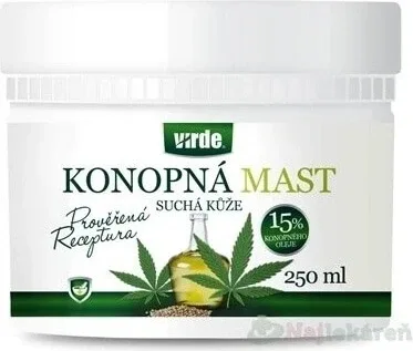 VIRDE HEMP Unguent 1×250 ml, unguent pentru piele cu cânepă — preț și oferte