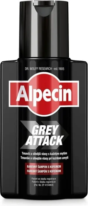 ALPECIN Grey Attack Shampoo 1×200 ml, șampon împotriva părului gri