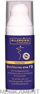 ALLERGIKA Cremă facială UREA 5% 1×50 ml, pentru piele uscată — preț și oferte