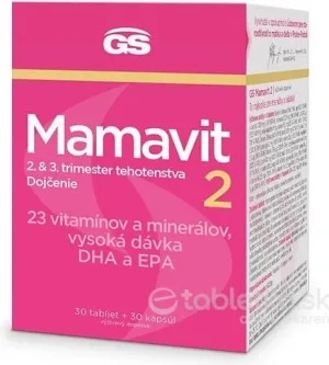 GS Mamavit 2 Sarcina și alăptarea 1×60 cps, supliment alimentar