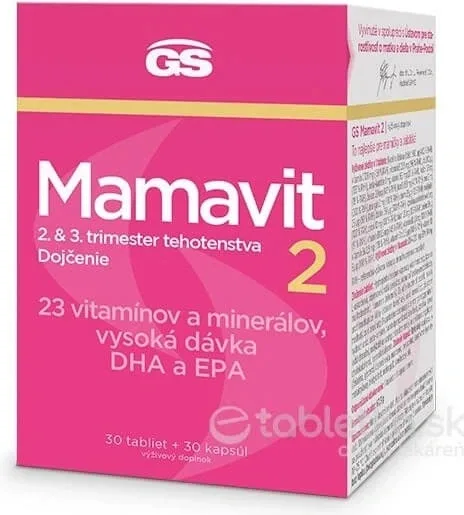GS Mamavit 2 Sarcina și alăptarea 1×60 cps, supliment alimentar — preț și oferte