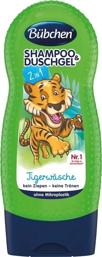 Bübchen Kids Șampon și gel de duș 2in1 Tiger 1×230 ml, șampon și gel de duș — preț și oferte