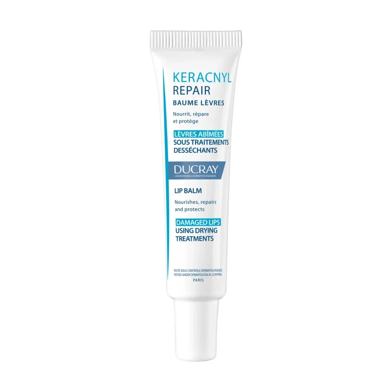 Ducray Keracnyl Repair, balsam de buze regenerant, piele uscată, 15 ml — preț și oferte