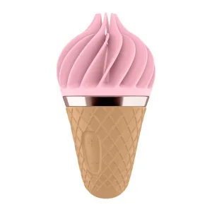 Sweet Treat Stimulator oftalmic în formă de piatră de înghețată Roz