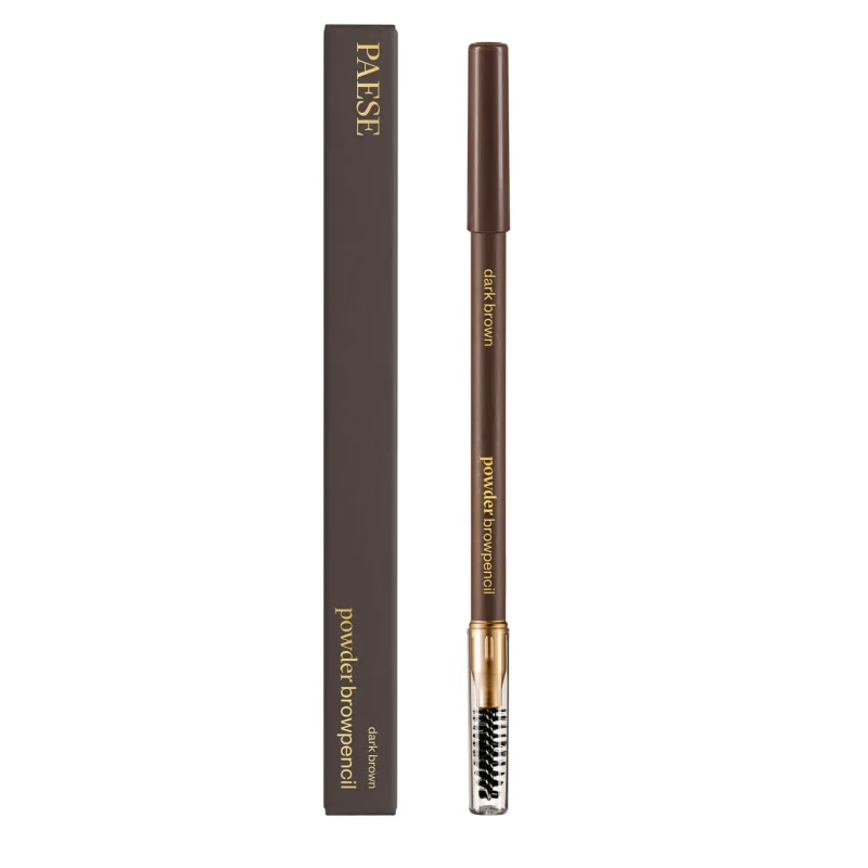 Paese Powder Browpencil, creion de sprâncene pudră, maro închis, 1.19 g — preț și oferte