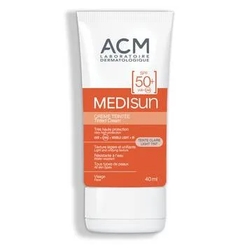 Crema colorata cu SPF 50+ Light Tint Medisun, 40 ml, Acm ACM LABORATOIRE — preț și oferte