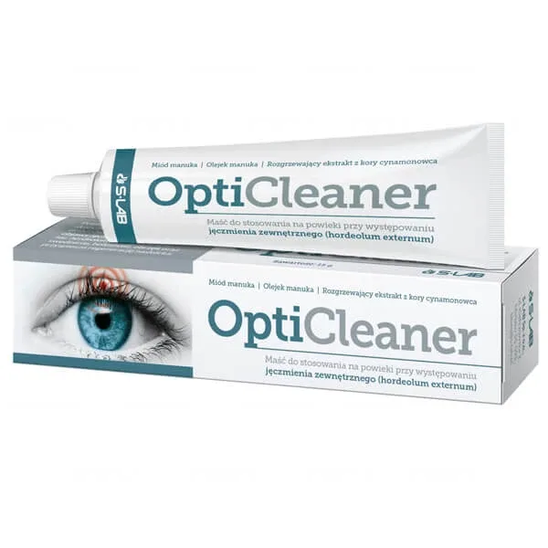 OptiCleaner, unguent pentru aplicarea pe pleoape în prezența orzului extern, 15 g — preț și oferte