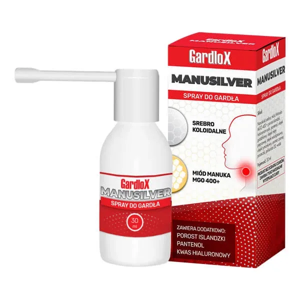 Gardlox Manusilver, spray pentru gât, 30 ml Antibiotice — preț și oferte