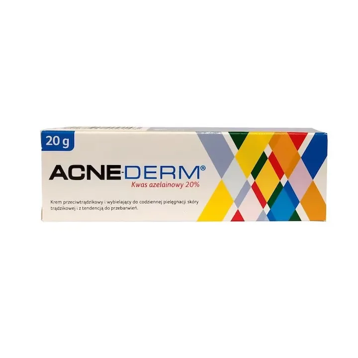 Cremă antiacneică Acne-Derm, Acid Azelaic 20%, 20 g, Unia — preț și oferte