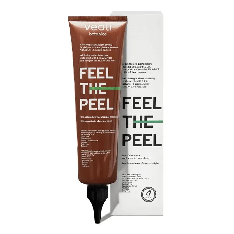 Veoli Botanica Feel The Peel, scrub exfoliant și hidratant pentru scalp, 150 ml — preț și oferte