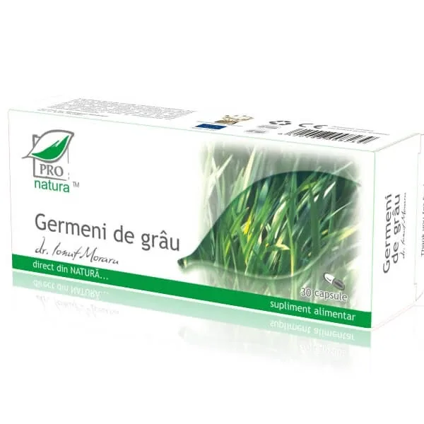 Germeni de grau, 30 capsule, Pro Natura — preț și oferte