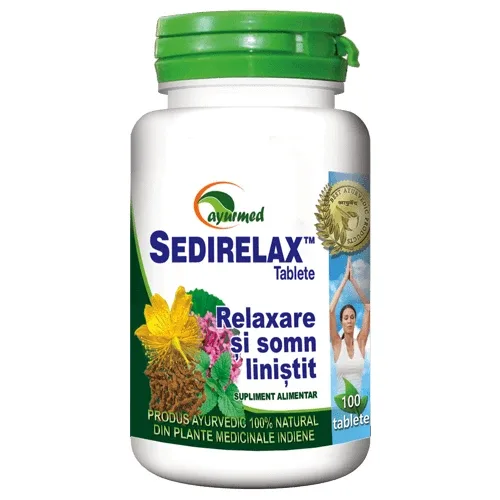 Sedirelax, 100 tablete, Ayurmed — preț și oferte