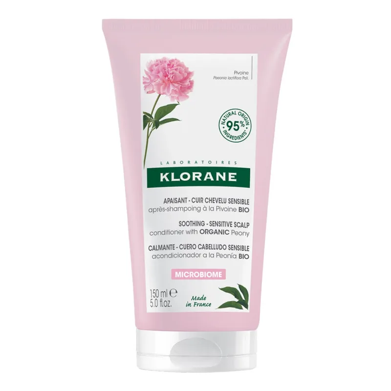Klorane, balsam pe bază de extract de bujor pentru scalp sensibil, 150 ml — preț și oferte